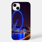 Blauw licht Londense oog in de nacht Case-Mate iPhone Case (Achterkant)