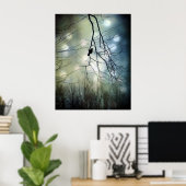 Blauw licht poster (Thuiskantoor)