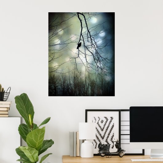 Blauw licht poster (Thuiskantoor)