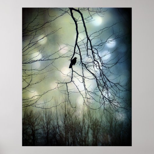 Blauw licht poster (Voorkant)