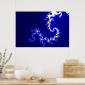 Blauw licht poster (Keuken)