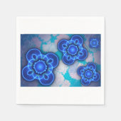 Blauw licht servet (Voorkant)