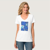 Blauw licht t-shirt (Voorkant volledig)