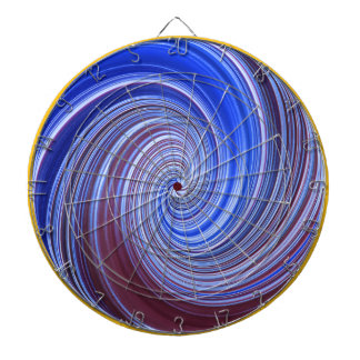 Blauw licht verf werveling dartbord