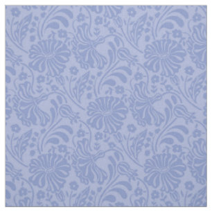 Blauw-lichtblauw bohemian-design prima-katoen stof
