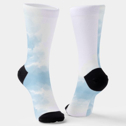 Blauw & lichtblauw sokken (Gebogen)