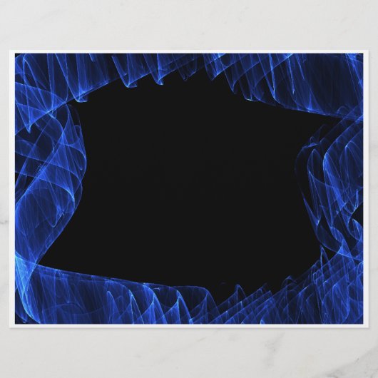 blauw lijst flyer (Voorkant)