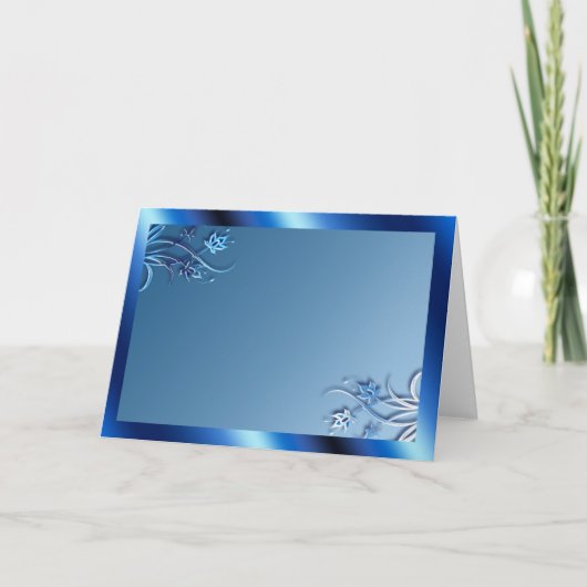 Blauw Lijst (landschap) Kaart (Voorkant)