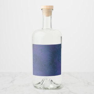 blauw likeurfles etiket