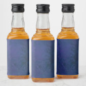 blauw likeurfles etiket (Flessen)