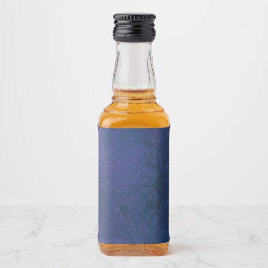 blauw likeurfles etiket (Voorkant)