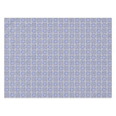 Blauw Lilly tafelkleed (Voorkant (Horizontaal))