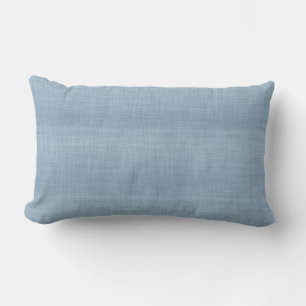 Blauw linnen textuur lumbaal kussen