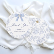 Blauw lint bloemmotief vintage patroon