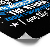 Blauw lint _ Colonscopie Colorectale Colon Kanker Poster (Hoek)