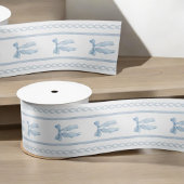 Blauw lint Coquette cadeau