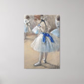 Blauw lint danser Edgar Degas Canvas Afdruk (Voorkant)