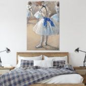 Blauw lint danser Edgar Degas Canvas Afdruk (Insitu (Slaapkamer))