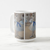 Blauw lint danser Edgar Degas Koffiemok (Voorkant links)