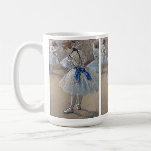 Blauw lint danser Edgar Degas Koffiemok (Links)