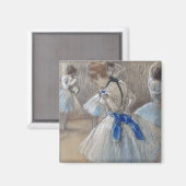 Blauw lint danser Edgar Degas Magneet (Voorkant / Achterkant)