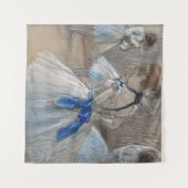 Blauw lint danser Edgar Degas Wandkleed (Voorkant (horizontaal))