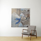 Blauw lint danser Edgar Degas Wandkleed (In Situ (horizontaal))