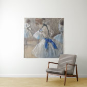 Blauw lint danser Edgar Degas Wandkleed (In situ)