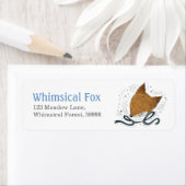 Blauw lint, Fox retour adres label (Insitu)