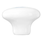 Blauw lint keramische deurknop keramische knop (Zijkant)