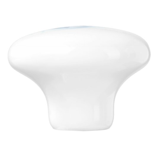 Blauw lint keramische deurknop keramische knop (Zijkant)