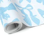 Blauw lint lintpapier cadeaupapier (Rol Hoek)