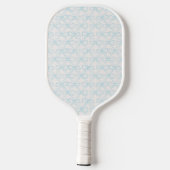 Blauw lintboogpatroon Aangepaste naam  Pickleball Paddle (Achterkant)