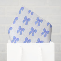 Blauw lintpatroon