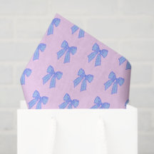 Blauw lintpatroon