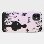 Blauw Littlest Ballerina Personaliseer Naam Case-Mate iPhone Case (Achterkant (horizontaal))