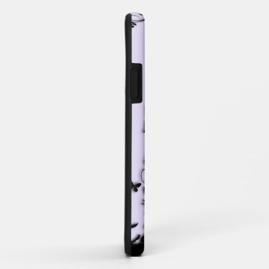 Blauw Littlest Ballerina Personaliseer Naam Case-Mate iPhone Case (Achterkant/rechts)