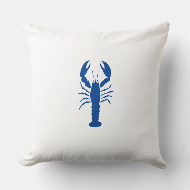 BLAUW LOBSTER Sierkussen (Voorkant)