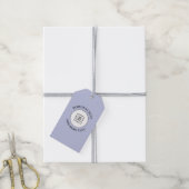 Blauw logo aangepaste tekst Zakelijk productlabel Cadeaulabel (Met Touw)