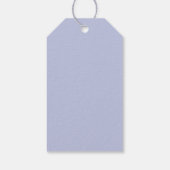 Blauw logo aangepaste tekst Zakelijk productlabel Cadeaulabel (Achterkant)