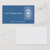 Blauw Logo gloed Visitekaartje (Voorkant / Achterkant)