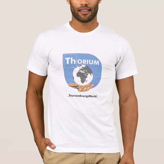 Blauw Logo Thorium T-shirt (Voorkant)
