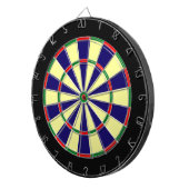 Blauw, Lt Geel, Groen, Rood Metalen Kooi Dartboard Dartbord (Voorkant Rechts)