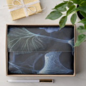 Blauw Luminogram Ginkgo Bladeren Decoupage / Tissuepapier (Geschenk)