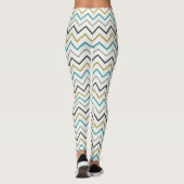 Blauw luxe  leggings (Achterkant)