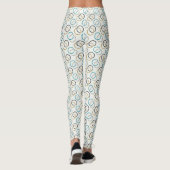 Blauw luxe  leggings (Achterkant)
