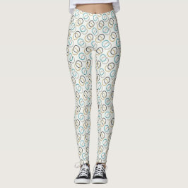 Blauw luxe  leggings