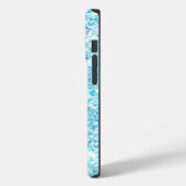 Blauw Luxe Moderne gradiënt galaxy glitter ster Case-Mate iPhone Case (Achterkant / Links)