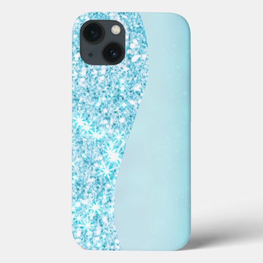 Blauw Luxe Moderne gradiënt galaxy glitter ster Case-Mate iPhone Case (Achterkant)