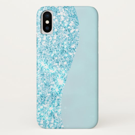 Blauw Luxe Moderne gradiënt galaxy glitter ster Case-Mate iPhone Case (Achterkant)